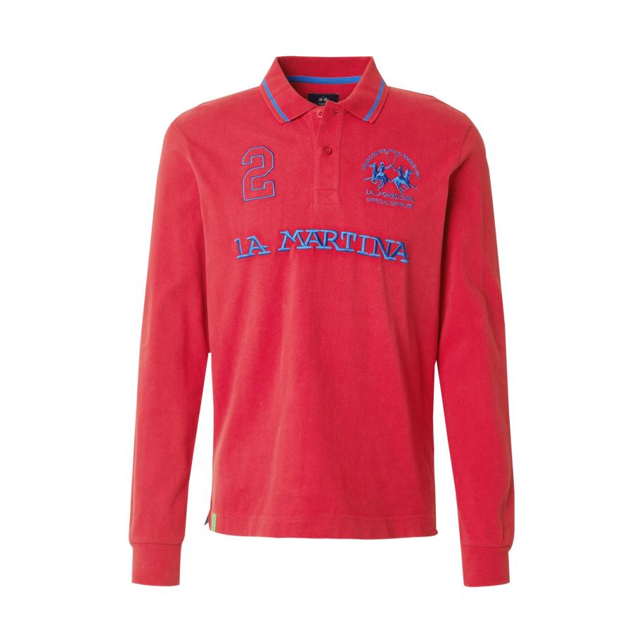 La Martina La Martina Shirt blauw / rood -