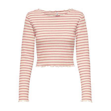 Only ONLY Shirt ONLANITS cranberry / wolwit