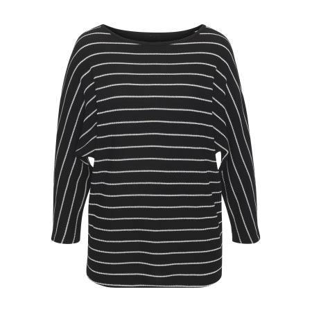 VIVANCE VIVANCE Shirt zwart / wit