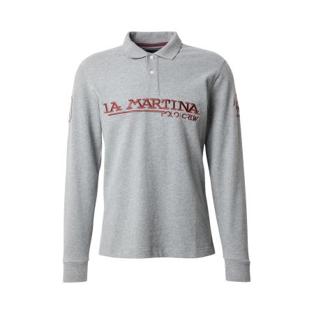 La Martina La Martina Shirt grijs / bourgogne