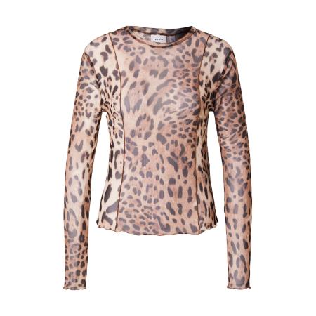 Vila VILA Shirt Ninna bruin / lichtbruin / zwart