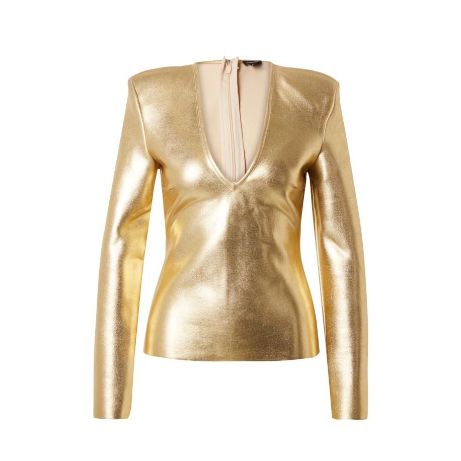 Karen Millen Karen Millen Shirt goud -