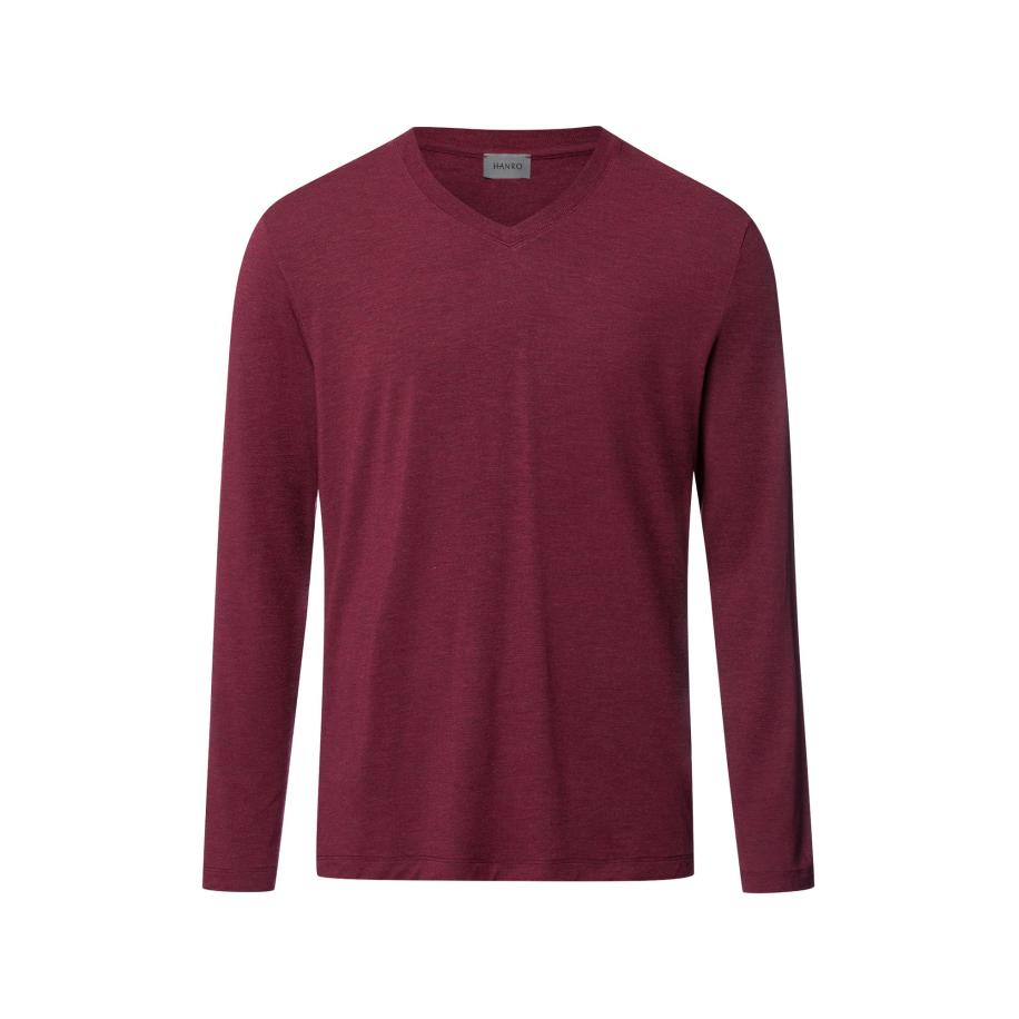 Hanro Hanro Shirt Casuals bessen / bordeaux -