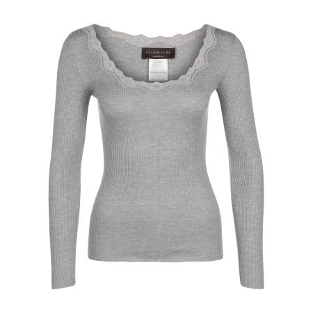 Rosemunde rosemunde Shirt grijs gemêleerd
