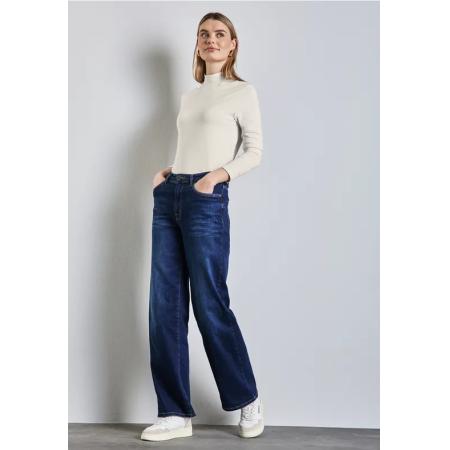 Street One Shirt met gerimpelde schouder