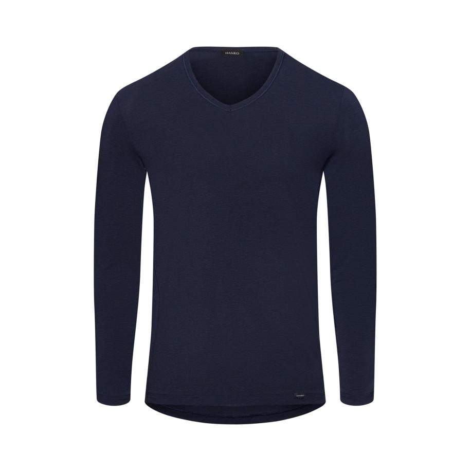 Hanro Hanro Shirt Natural Function donkerblauw -