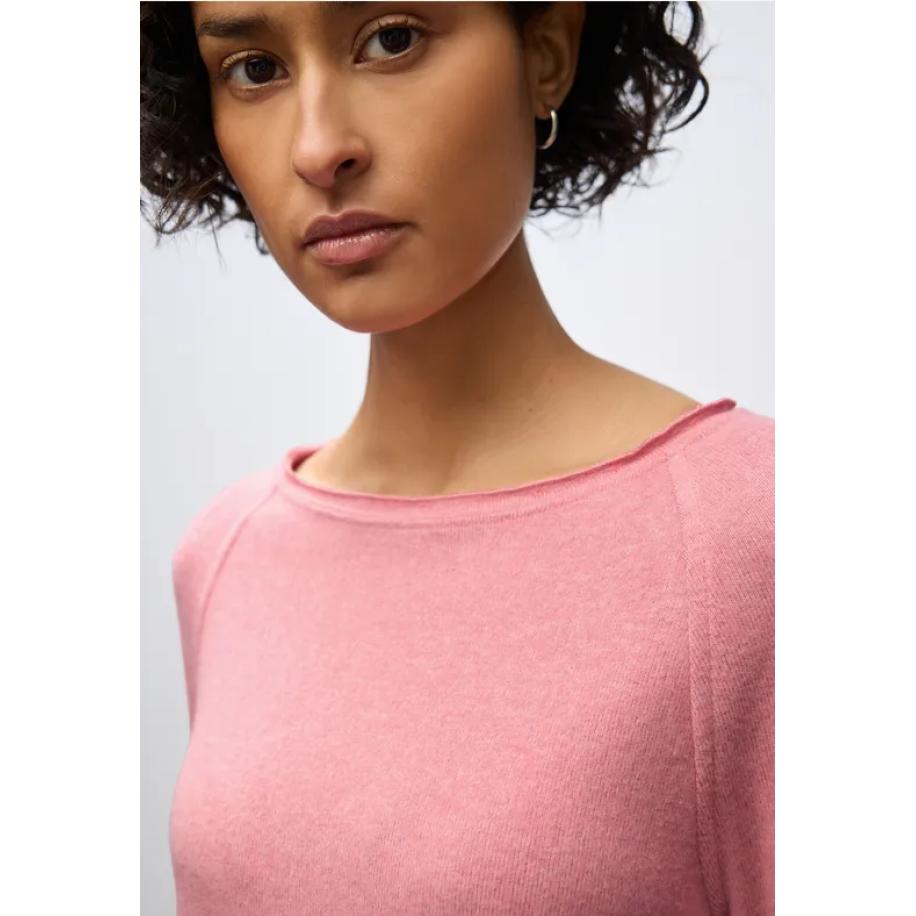 Street One Zacht gemêleerd shirt Roze