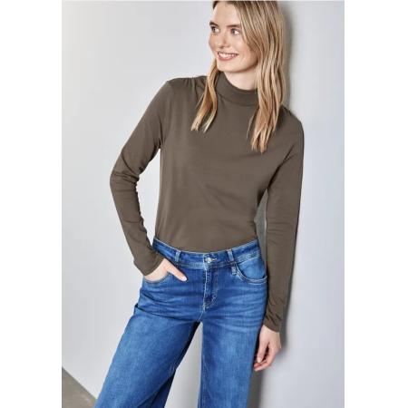 Street One Shirt met gerimpelde schouder