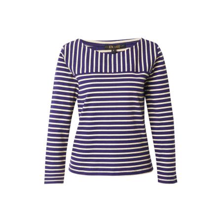 King Louie King Louie Shirt blauw / wit