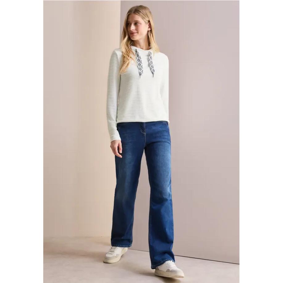 CECIL Ottomaans overhemd Wit