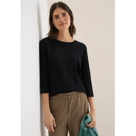 CECIL Shirt met geribde structuur