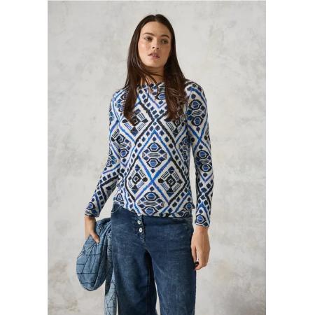 CECIL Donzig shirt met lange mouwen