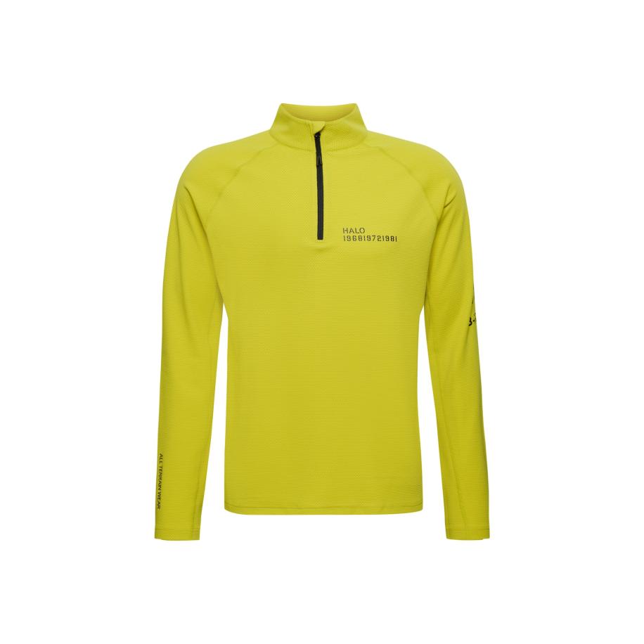 Halo HALO Functioneel shirt citroengeel / zwart -
