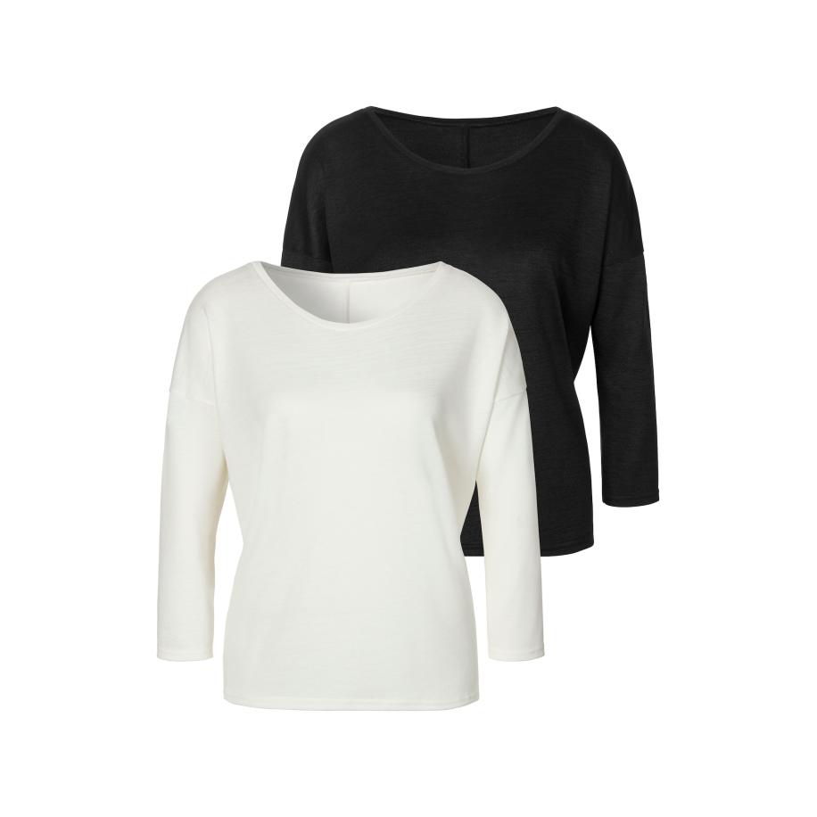 Lascana LASCANA Shirt crème / zwart -