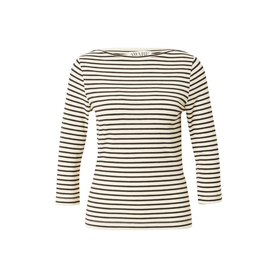 Aware Aware Shirt VMFiona ecru / zwart -