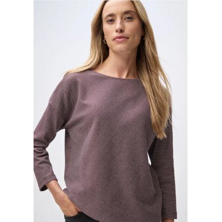 Street One Shirt met geribde structuur -