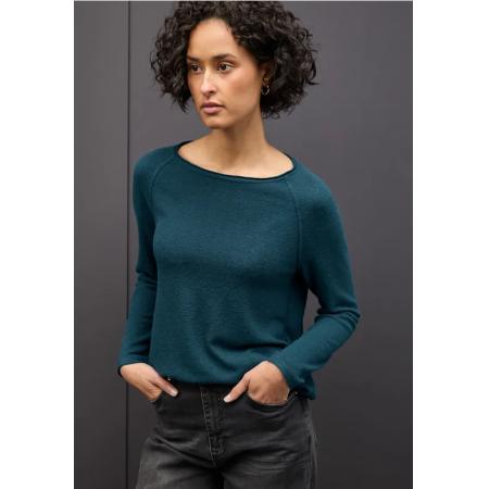 Street One Zacht gemêleerd shirt