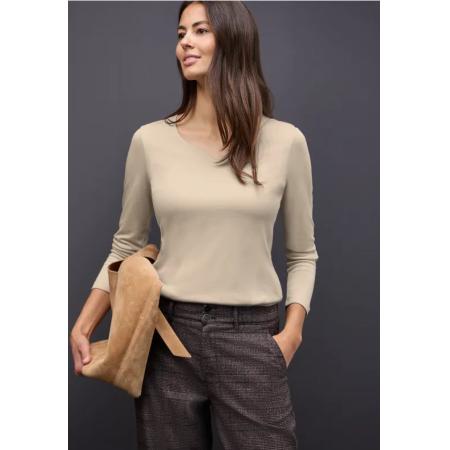 Street One Shirt met hartvormige halslijn