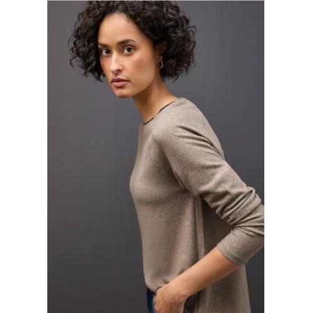 Street One Zacht gemêleerd shirt