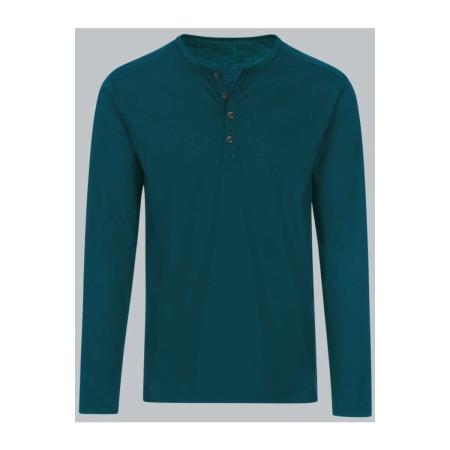 TRIGEMA Longsleeve groen, Effen