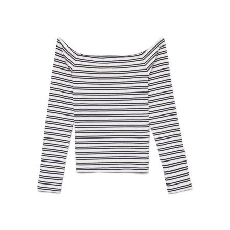 Vero Moda VERO MODA Shirt VMSimi marine / wit