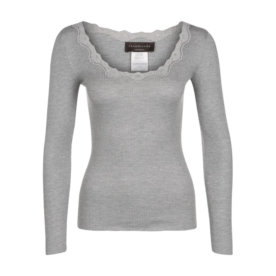 Rosemunde rosemunde Shirt grijs gemêleerd -