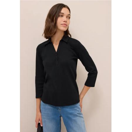 CECIL Poloshirt met 3/4 mouwen