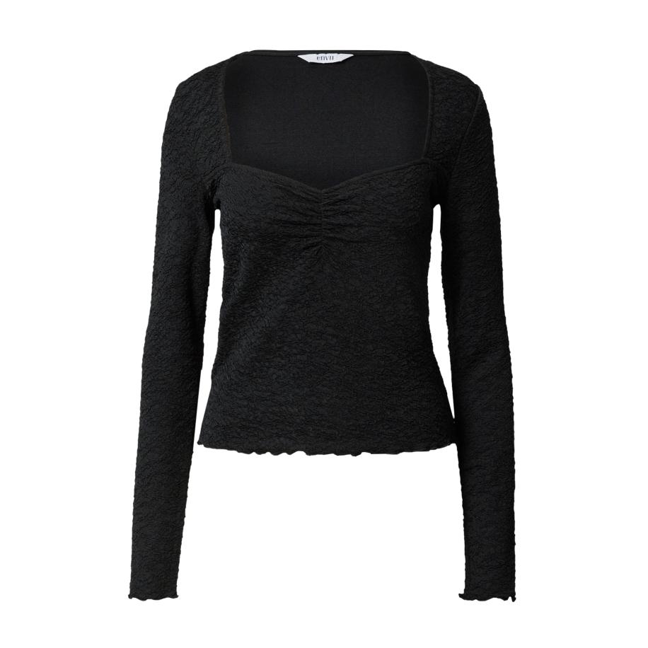 Envii Envii Shirt LAURA zwart gemêleerd -