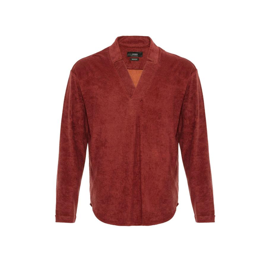 Antioch Antioch Shirt karmijnrood -