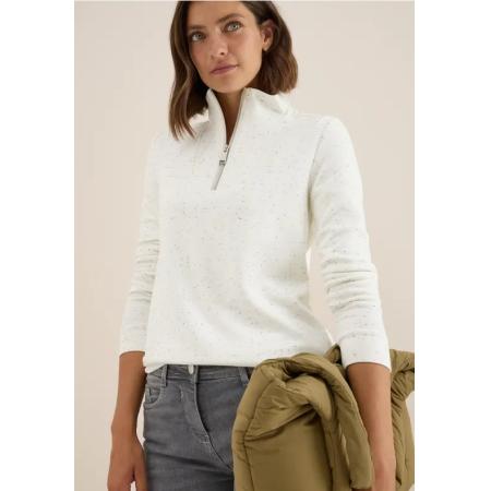 CECIL Shirt met structuur en troyer