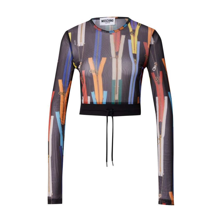 Moschino Moschino Jeans Shirt blauw / oranje / rood / zwart -