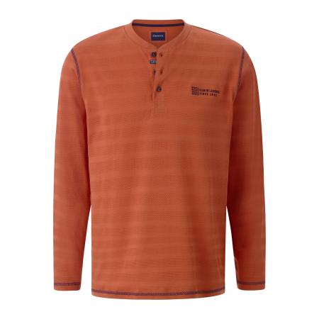 BABISTA Longsleeve donker oranje, Effen