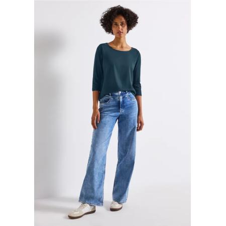 Street One Shirt met boothals