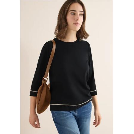 CECIL Shirt met contrastdetail