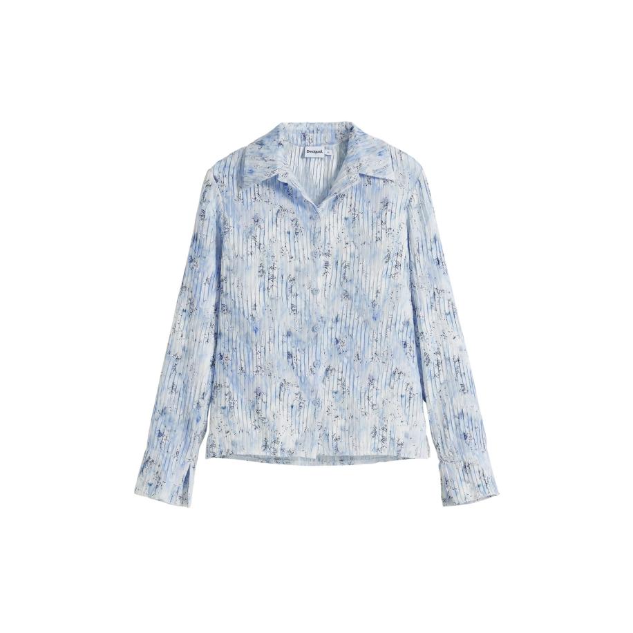 Desigual Desigual Shirt blauw / zwart / wit -