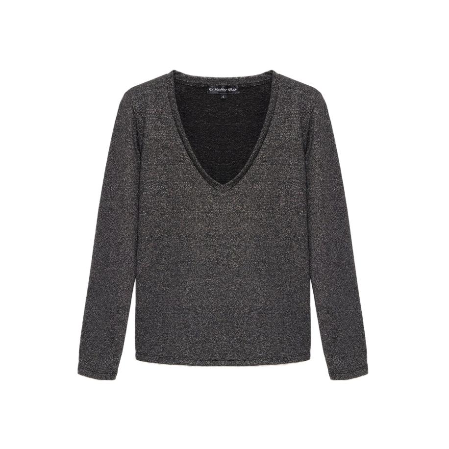 No Matter What No Matter What Shirt antraciet -