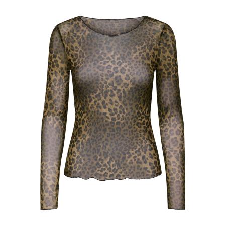 JDY JDY Shirt JDYELSA NEW ombergrijs / cappuccino / donkerbruin