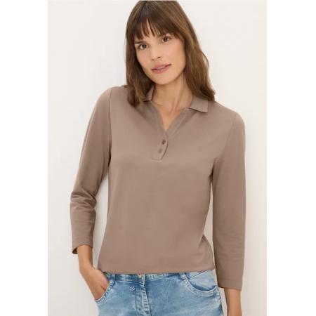 CECIL Poloshirt met knoopdetail