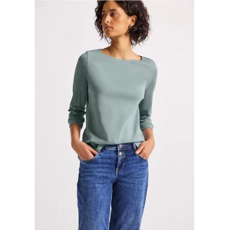 Street One Basic boothals shirt