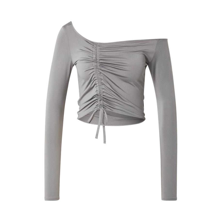 Monki Monki Shirt grijs -