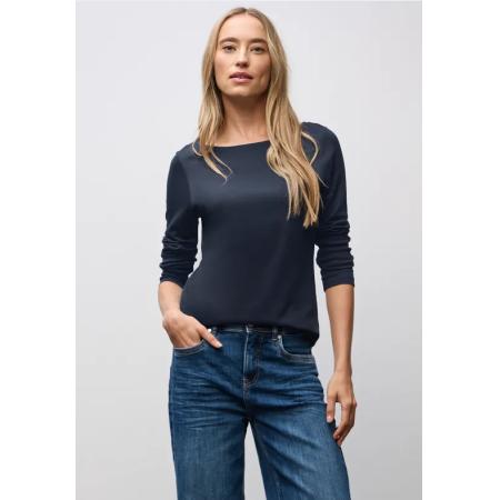 Street One Basic shirt met lange mouwen