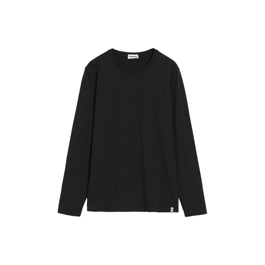 Armedangels ARMEDANGELS Shirt Jaarlo zwart -