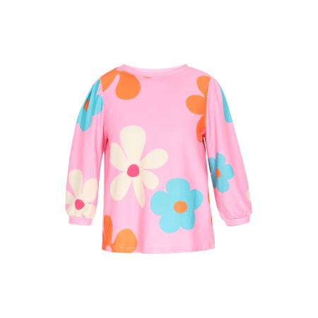 ebeeza ebeeza Shirt Fashion Look turquoise / kreeft / rosa / pastelroze