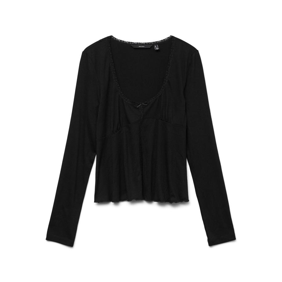 Vero Moda VERO MODA Shirt Tia zwart -
