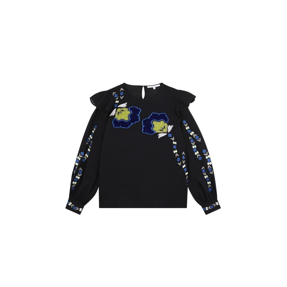 ScalperS Scalpers Shirt Flower navy / gemengde kleuren -