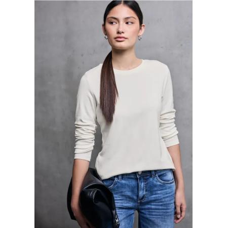 Street One Basic shirt met lange mouwen