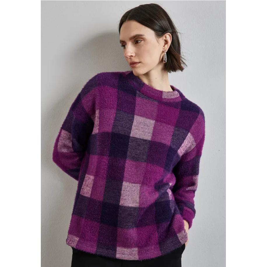 Street One Geruit coltruitje Roze