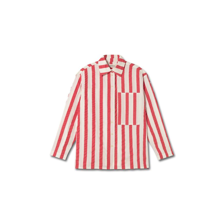 thinking mu Thinking MU Shirt MARCELLE rood -