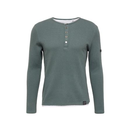 Key Largo Key Largo Shirt SANDRO donkergroen / wit