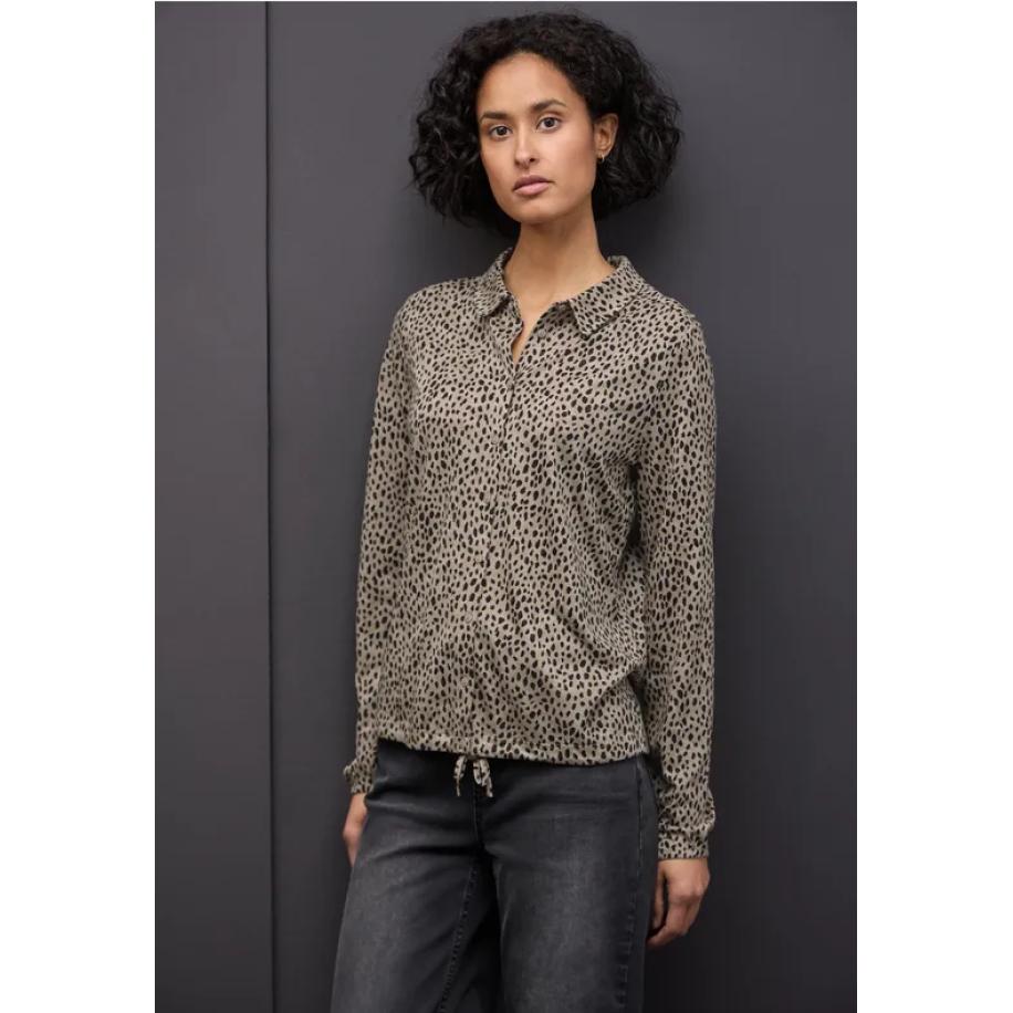 Street One Shirt in een tuniek - Bruin